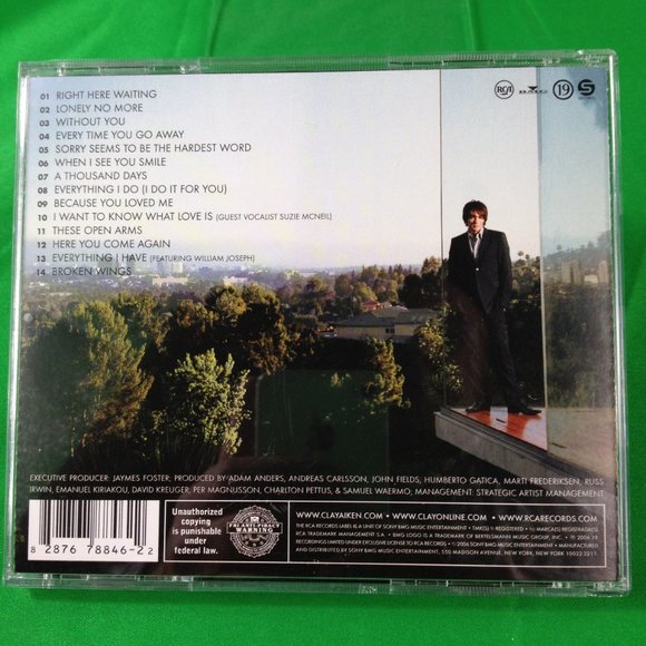 Clay Aiken - 2006 - A Thousand Different Ways - CD - Used - Picture 2 of 3